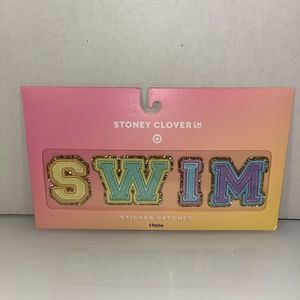 Brand New in package Stoney Clover Lane for Target SWIM Sticker patches multi